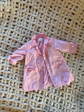 The Children's Place Pink Ruffle Collar Jacket